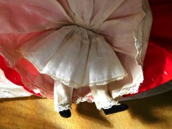mme alex jo red slip view